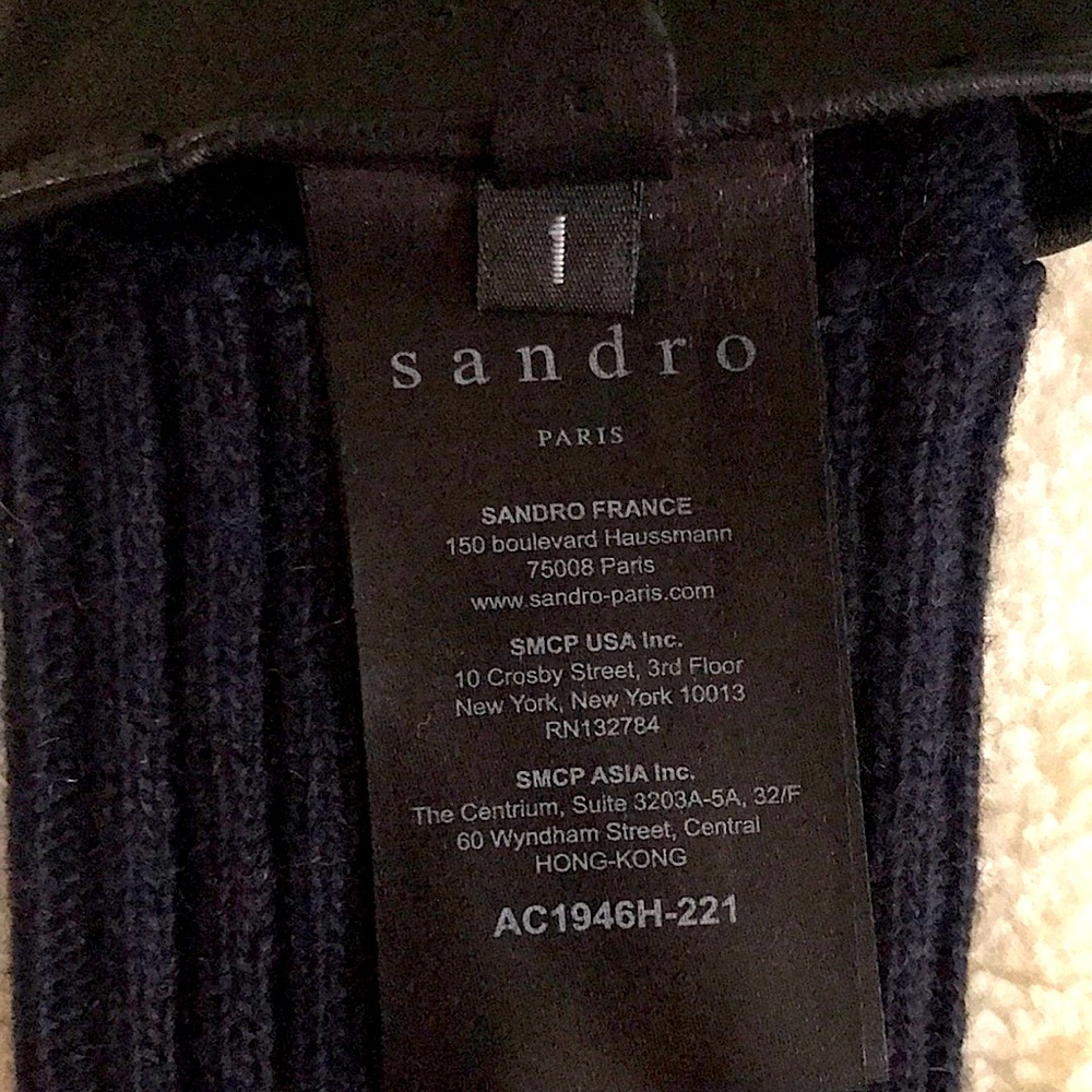 Sandro Women Leather Winter Gloves - Picture 5 of 11
